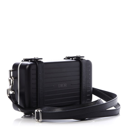 Christian Dior X RIMOWA Aluminum Personal Clutch On Strap Black 3 of 12