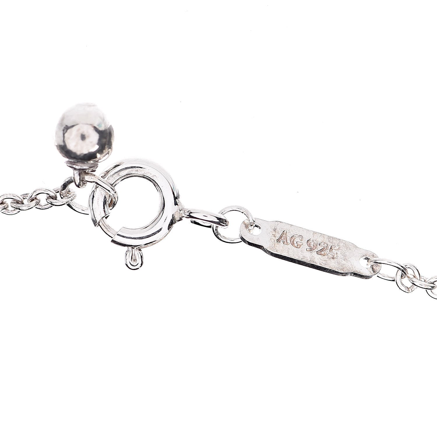 Tiffany Sterling Silver 19mm HardWear Ball Pendant Necklace 6 of 6