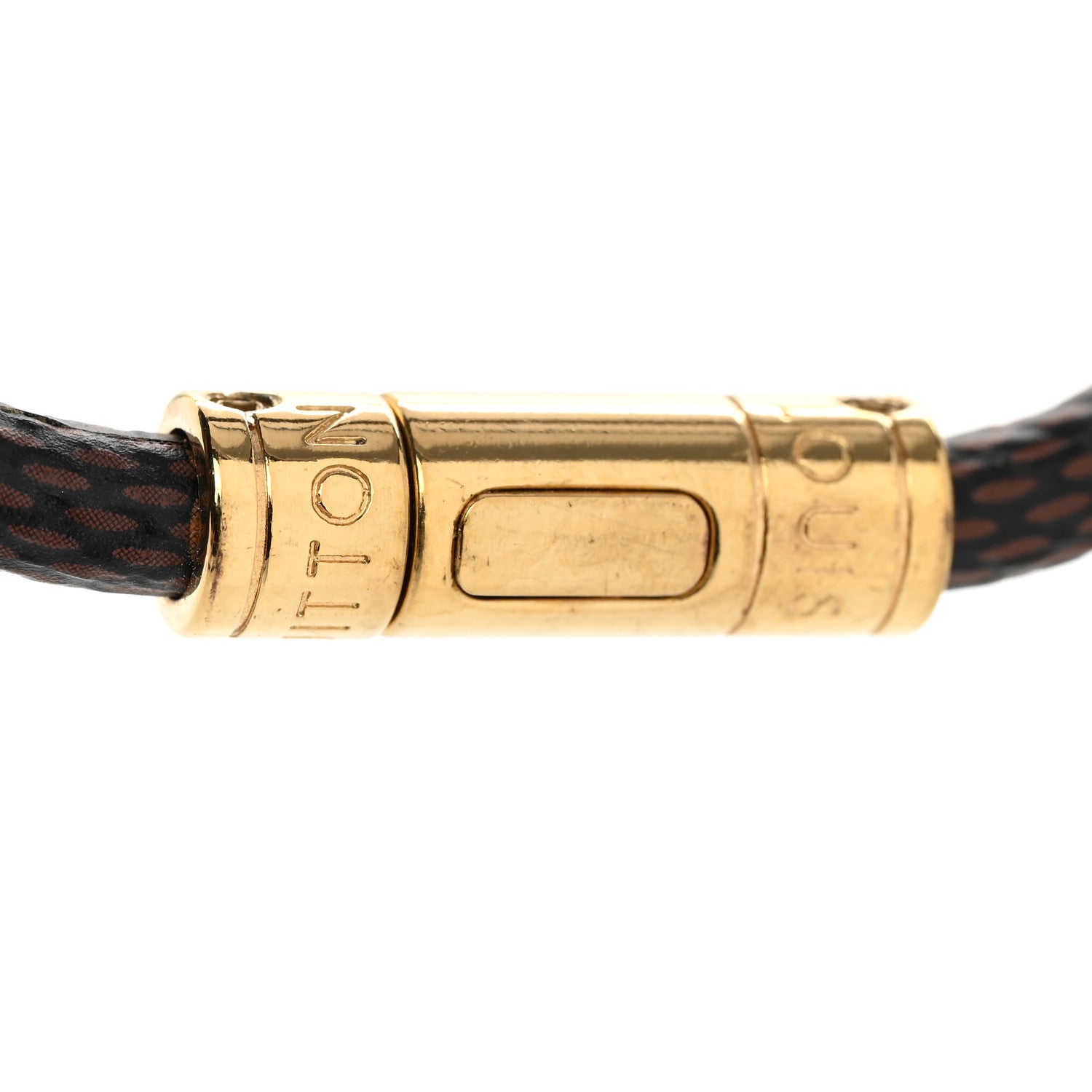 Louis Vuitton Damier Ebene Keep It Bracelet 6 of 6