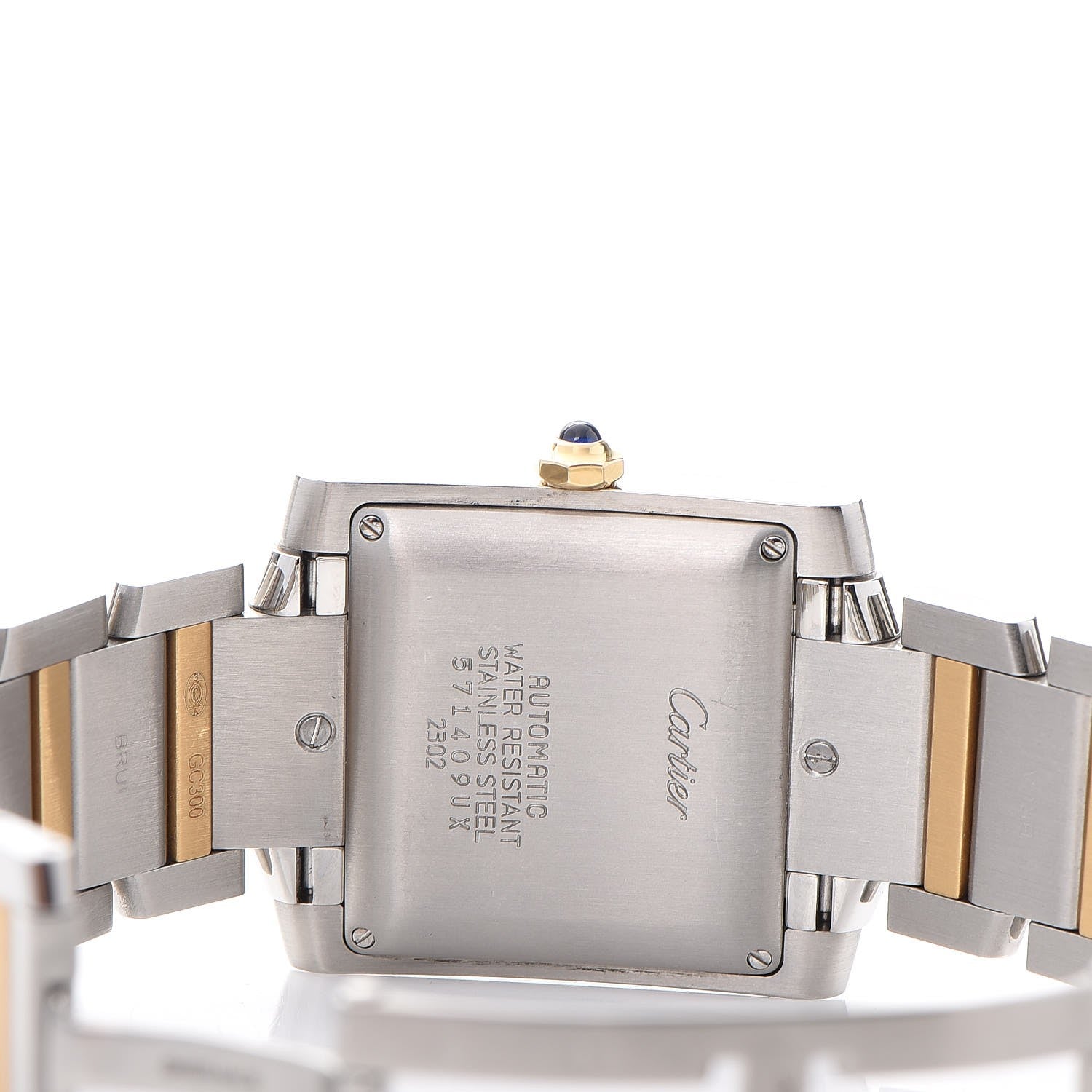 Cartier Stainless Steel 18K Yellow Gold 28mm Tank Francaise Automatic Watch 10 of 13