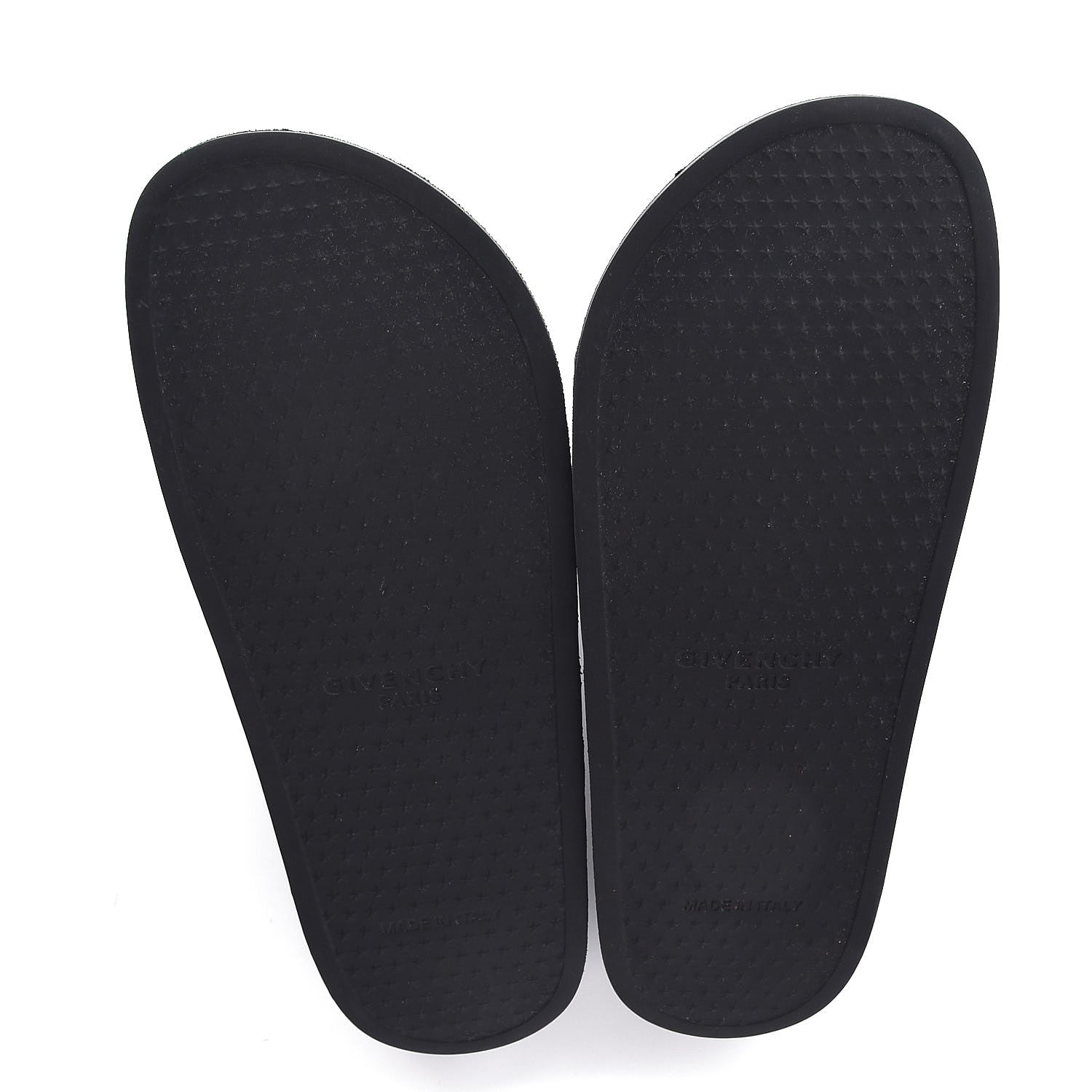 Givenchy Rubber Logo Pool Slide Sandals 38 Black 5 of 9