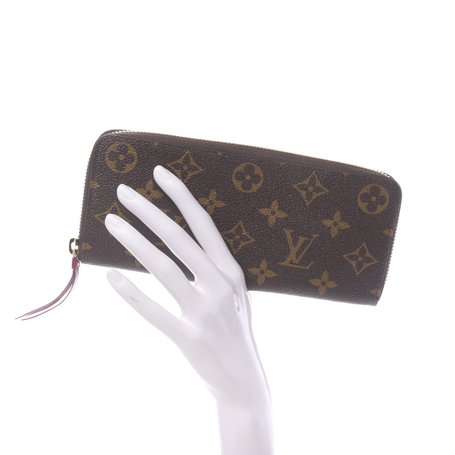 Louis Vuitton Monogram Clemence Wallet Fuchsia 2 of 7