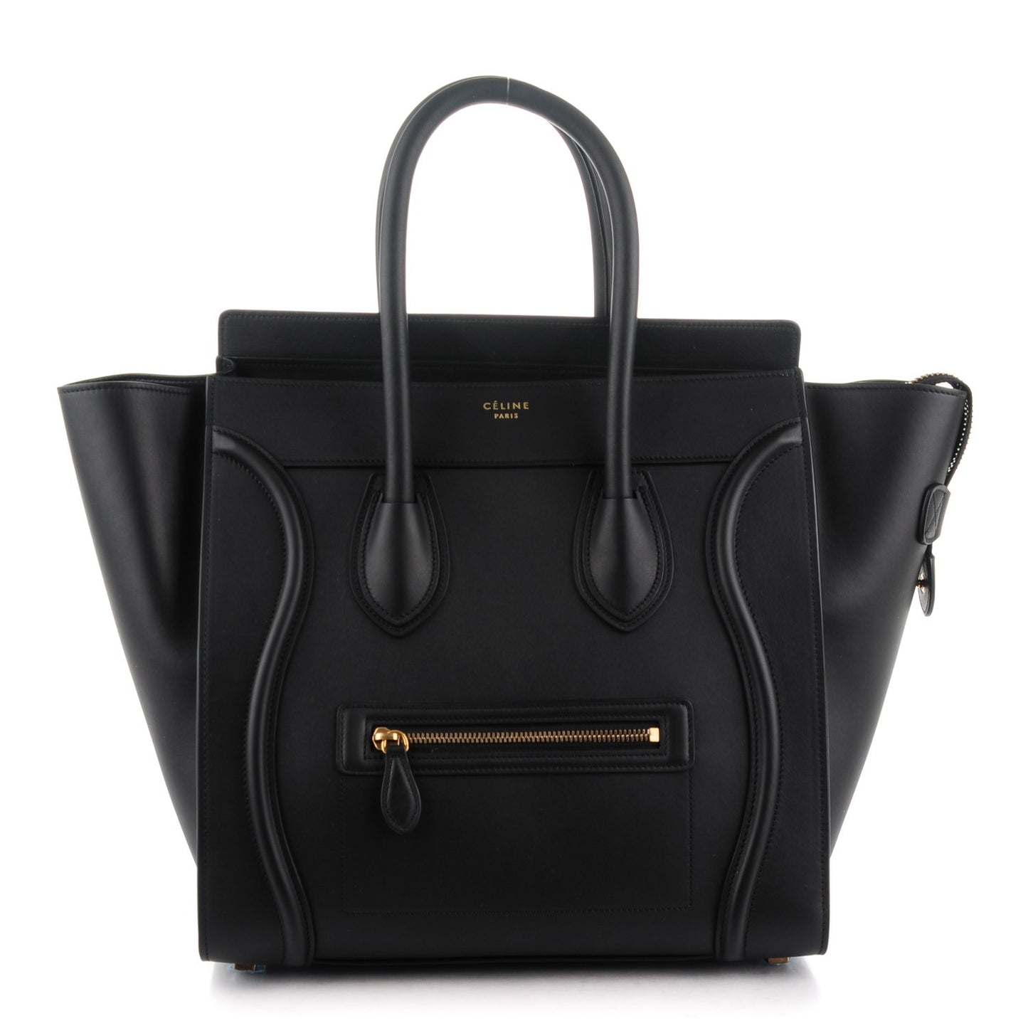 Smooth Calfskin Mini Luggage Black
