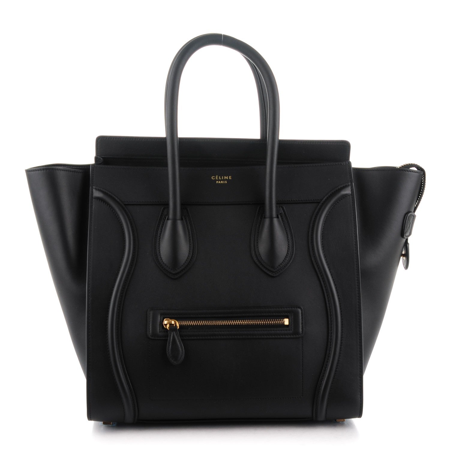 Celine Smooth Calfskin Mini Luggage Black 1 of 7