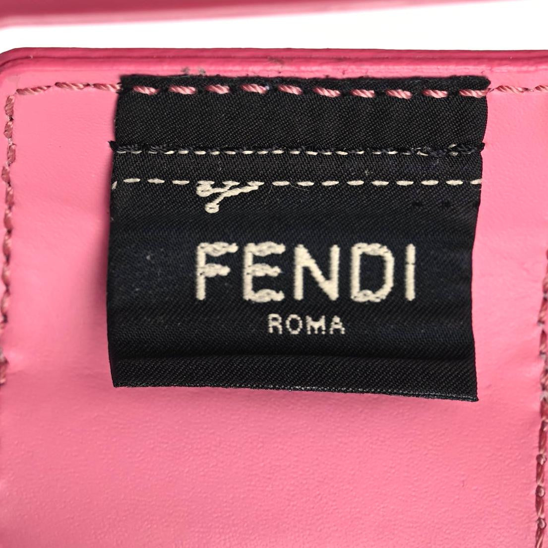 Fendi Recycled Plastic Vitello Liberty Matte Small Fendi Basket Rosa 12 of 16
