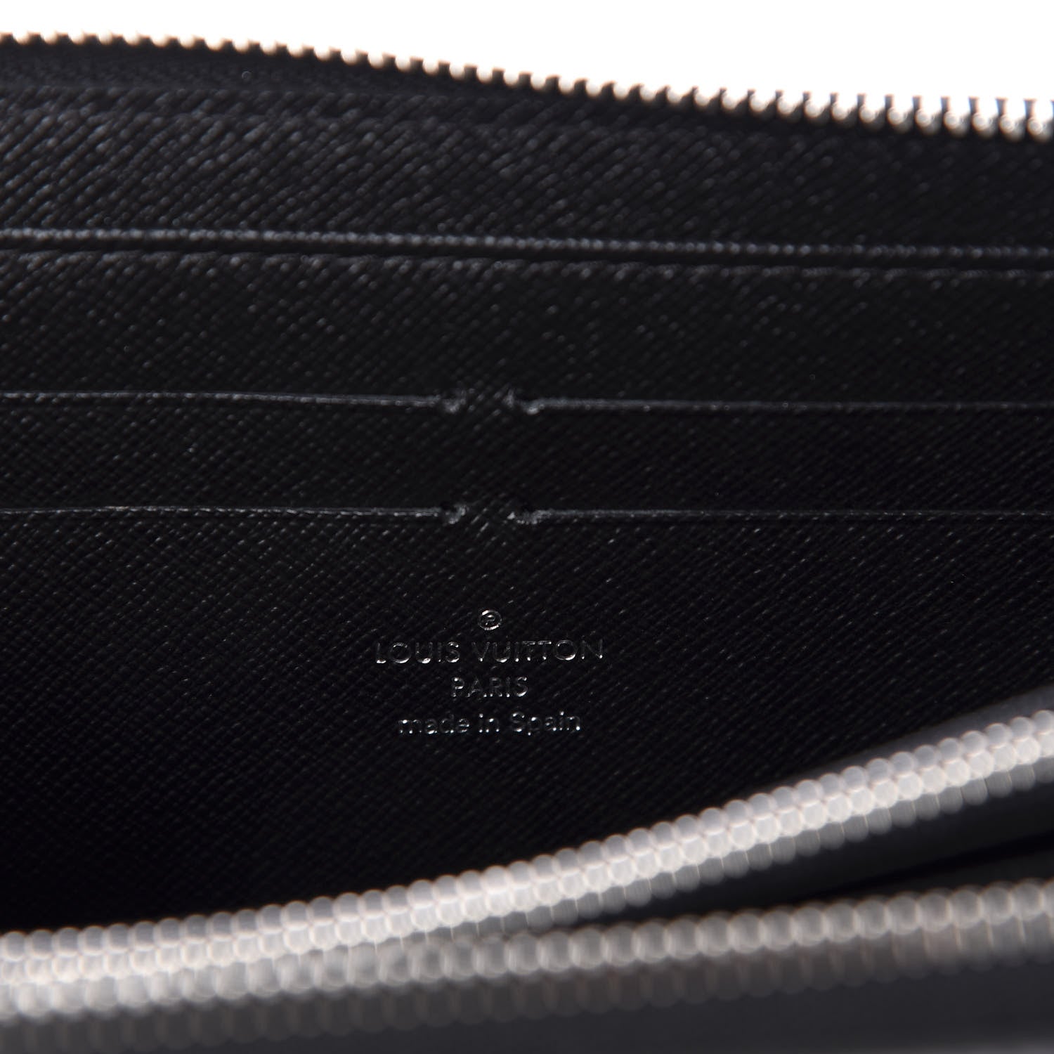 Louis Vuitton Epi Zippy Wallet Black 8 of 9