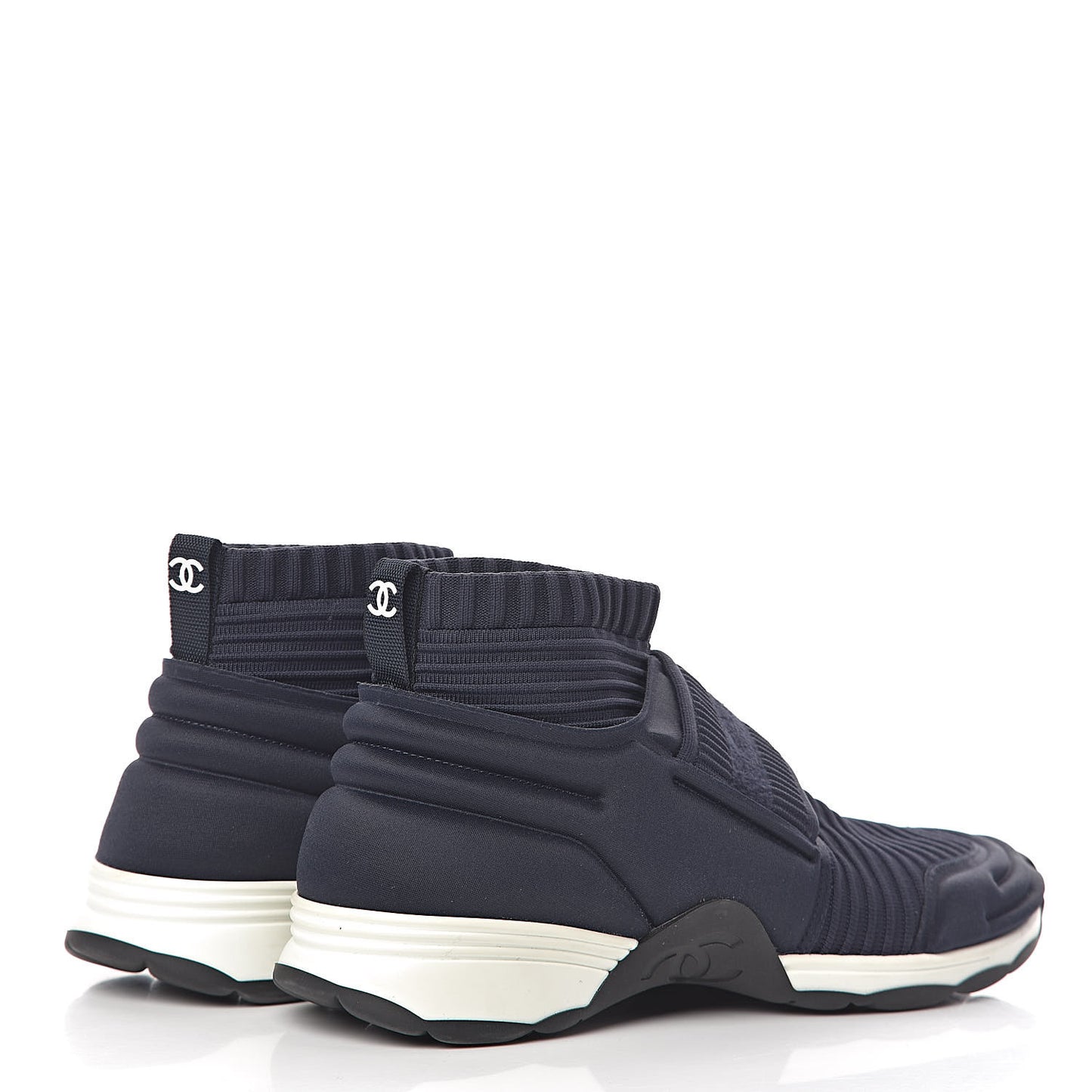 Stretch Fabric Womens CC Sneakers 37 Blue