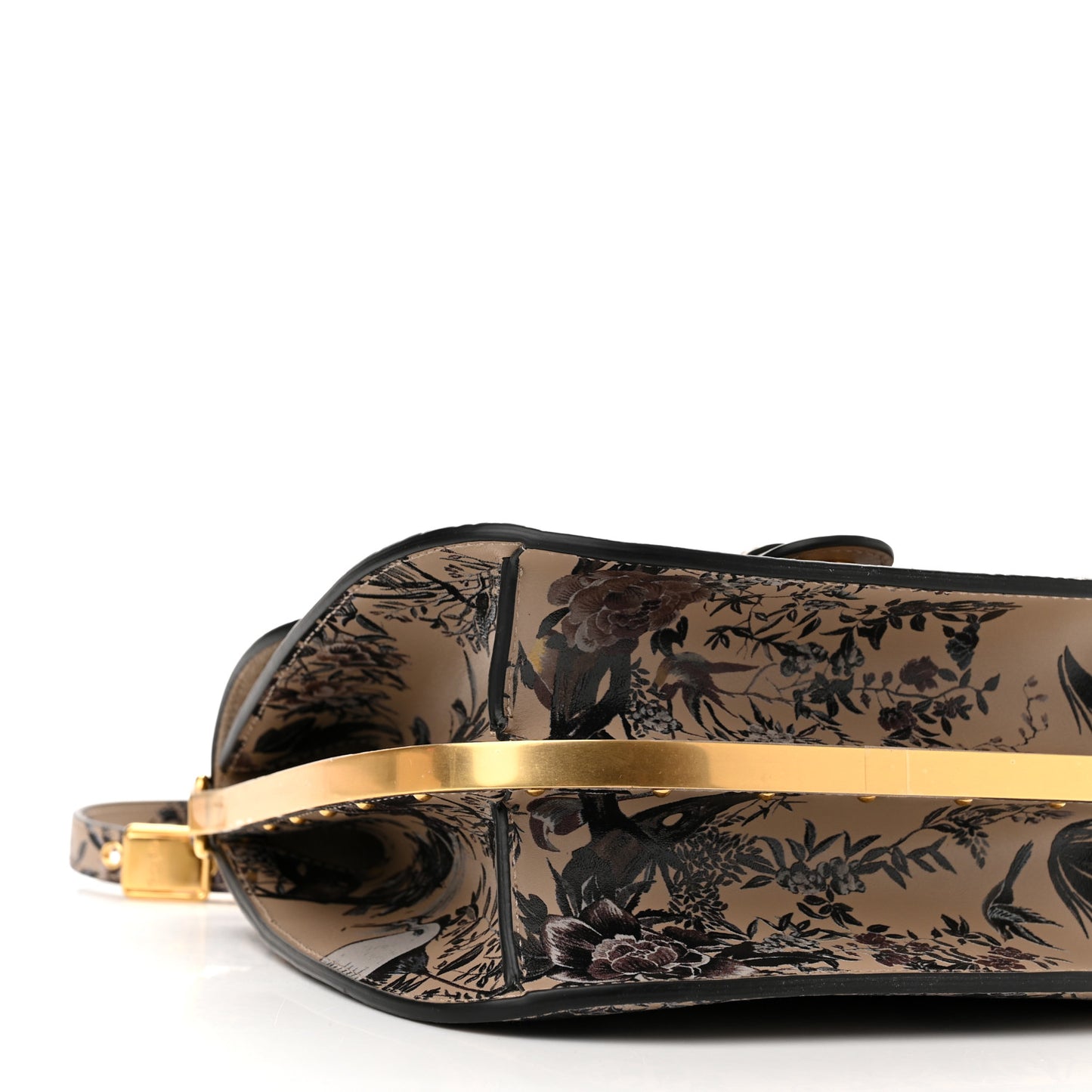 Jardin d’Hiver Calfskin Medium Bobby Frame Flap Beige Multicolor