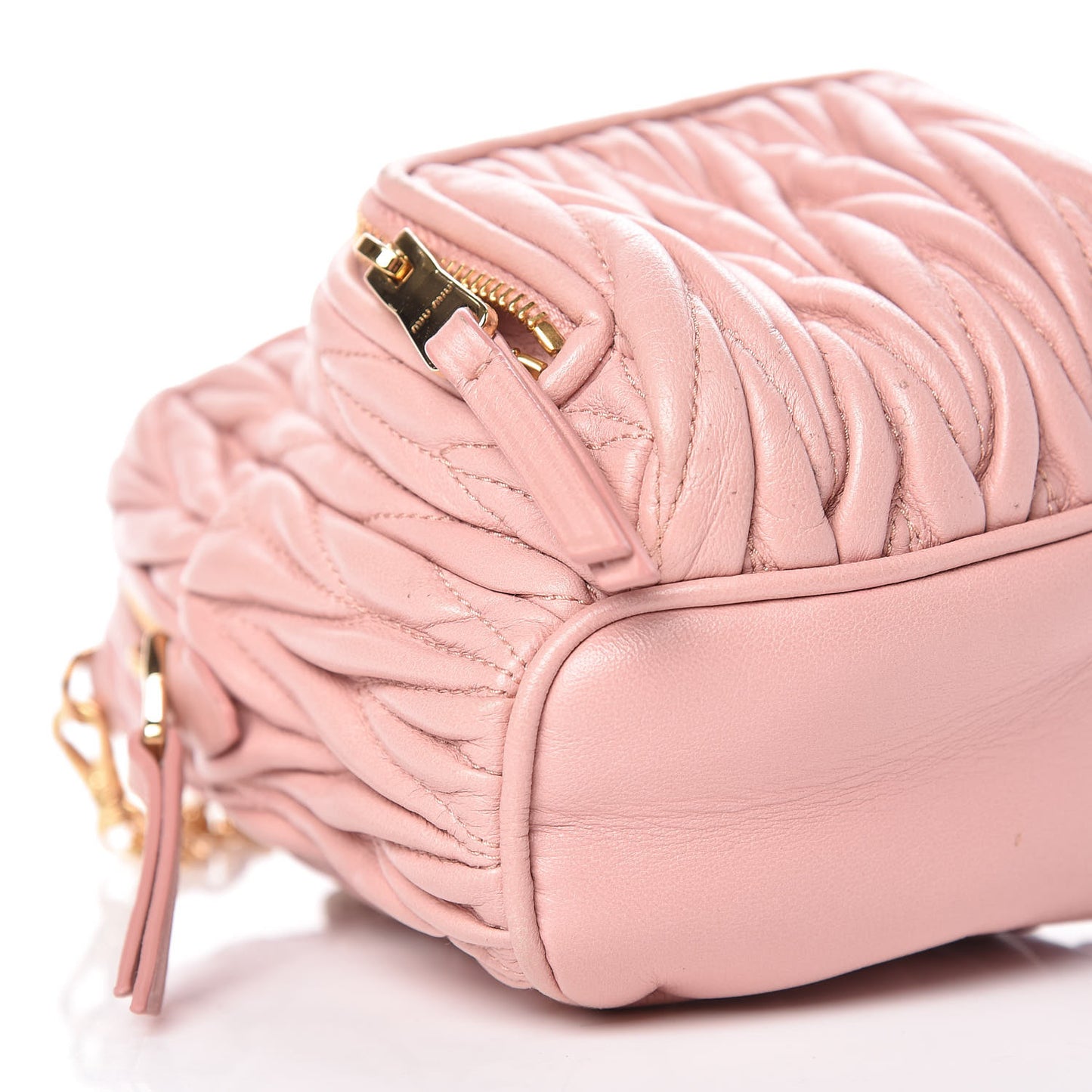 Nappa Matelasse Mini Backpack Orchidea