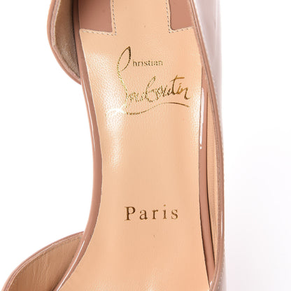 Christian Louboutin Patent Iriza 100 Pumps 36.5 Nude 7 of 9