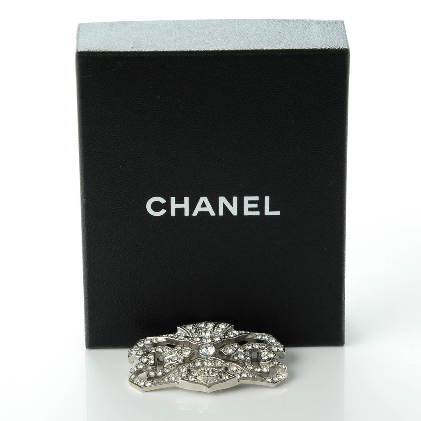 Crystal Brooch Silver
