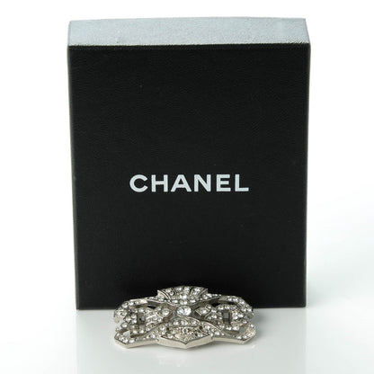 Chanel Crystal Brooch Silver 3 of 6