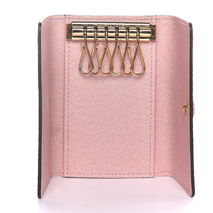 Louis Vuitton Damier Ebene Multicles 6 Key Holder Rose Ballerine 5 of 7