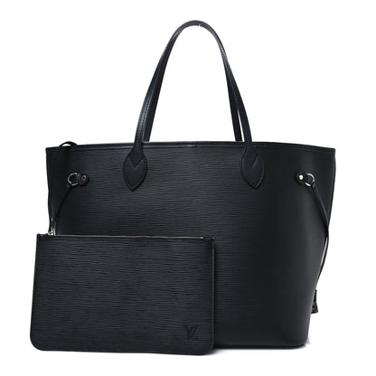 Louis Vuitton Epi Neverfull MM Black 3 of 12