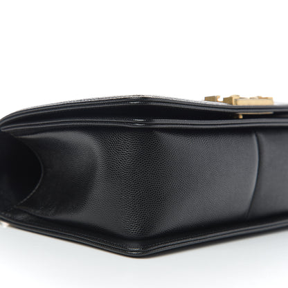 Chanel Caviar Quilted Medium Boy Flap Black 7 of 9