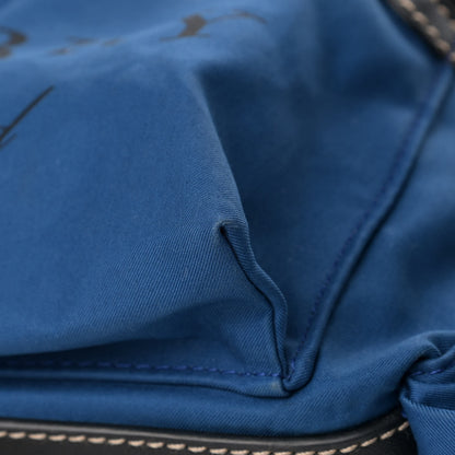 Burberry Nylon Logo Print Large Rucksack Backpack Bright Blue 11 of 14
