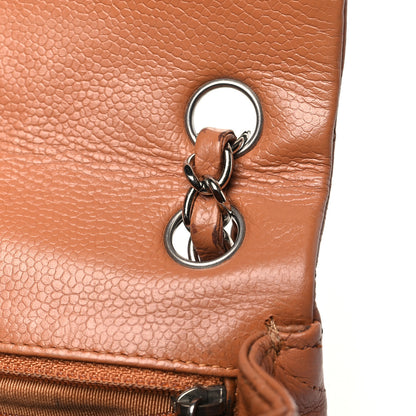 Chanel Caviar Quilted Mini Rectangular Flap Light Brown 12 of 15