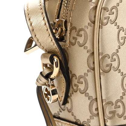 Gucci Guccissima Mini Bree Messenger Bag Gold 12 of 13