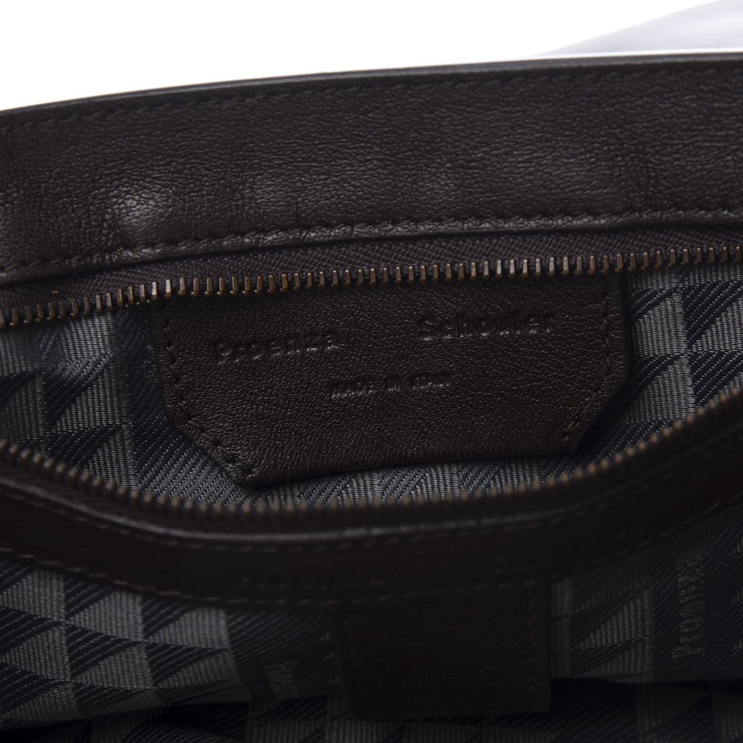 Lambskin Medium PS1 Satchel Dark Chocolate