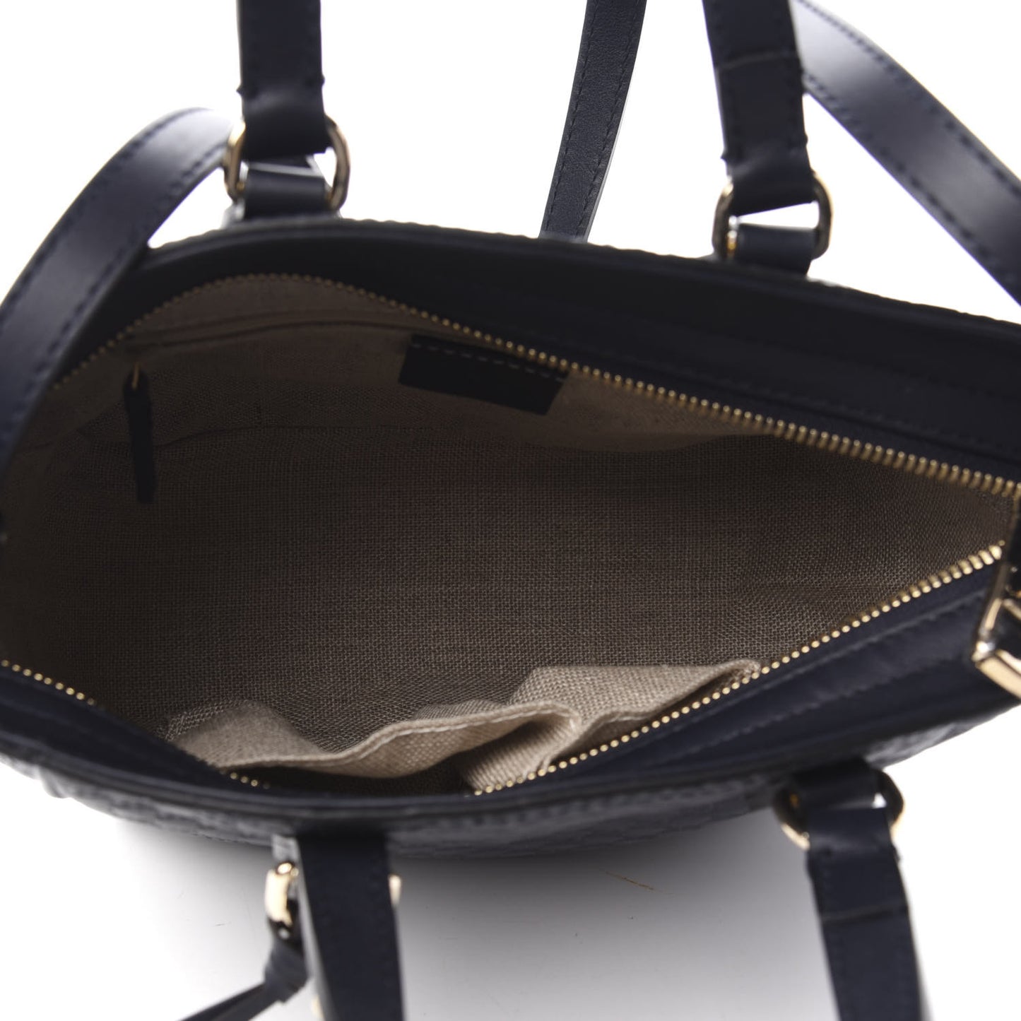 Microguccissima Small Bree Tote Navy