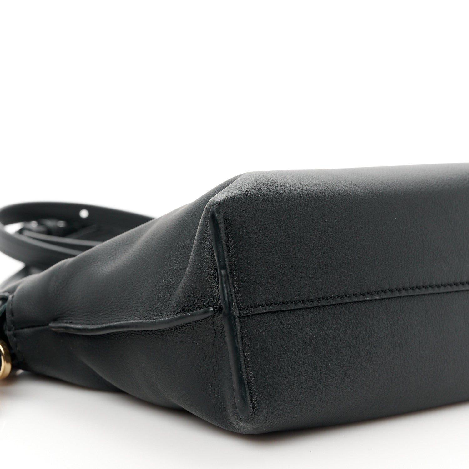 Loewe Nappa Calfskin Mini Flamenco Knot Clutch With Chain Black 10 of 11