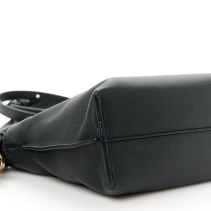 Loewe Nappa Calfskin Mini Flamenco Knot Clutch With Chain Black 10 of 11