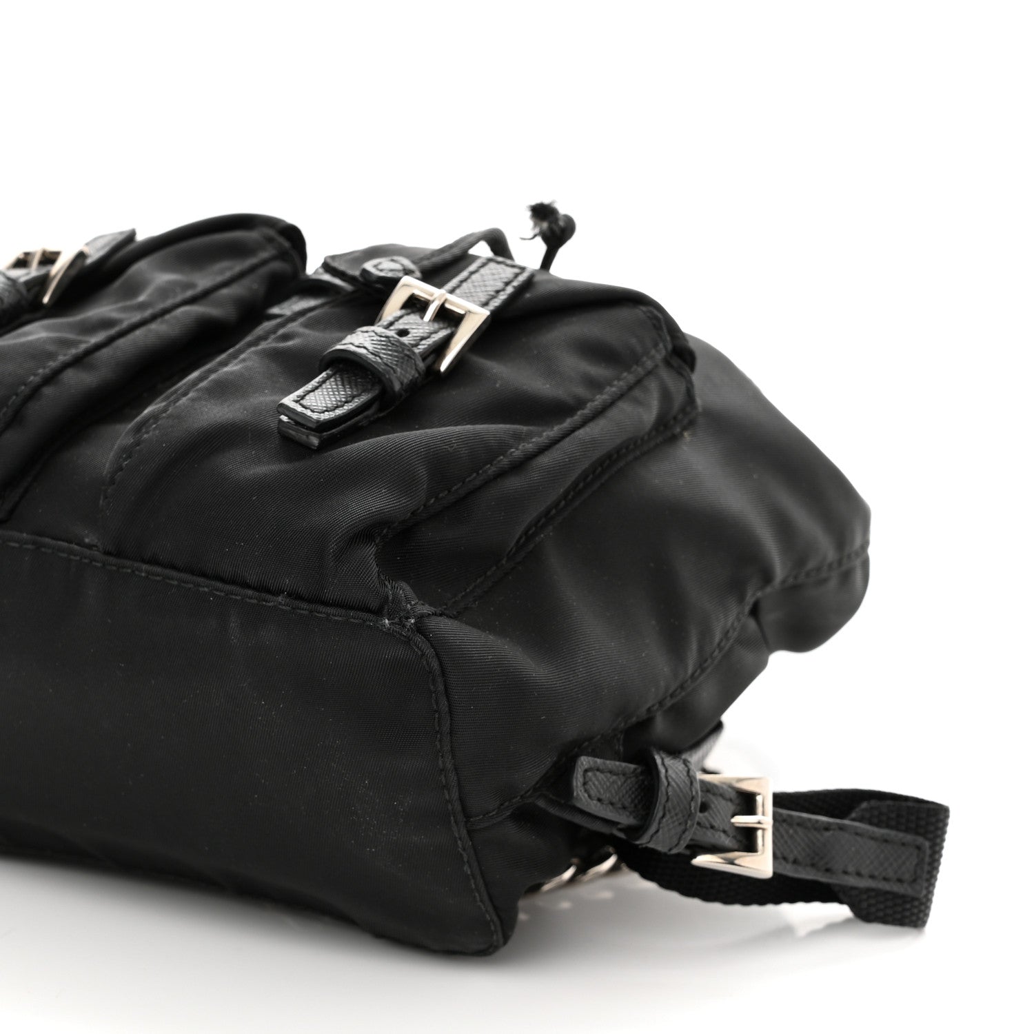 Prada Nylon Vela Mini Crossbody Backpack Black 10 of 10