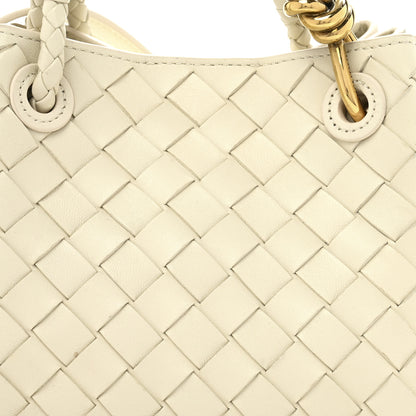 Bottega Veneta Nappa Intrecciato Small Parachute Shoulder Bag Sea Salt 7 of 13