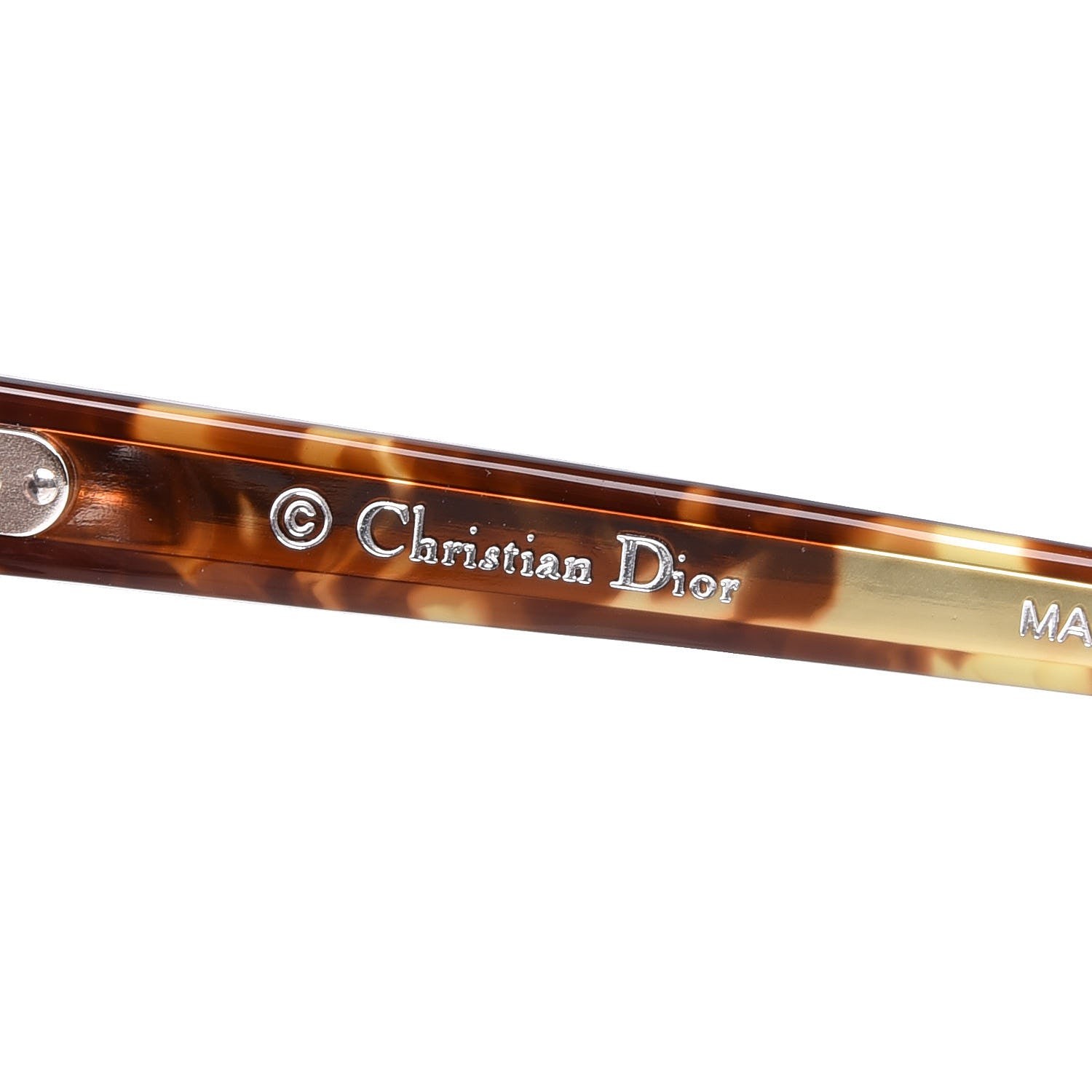 Christian Dior Elliptic Sunglasses Brown Havana 10 of 11