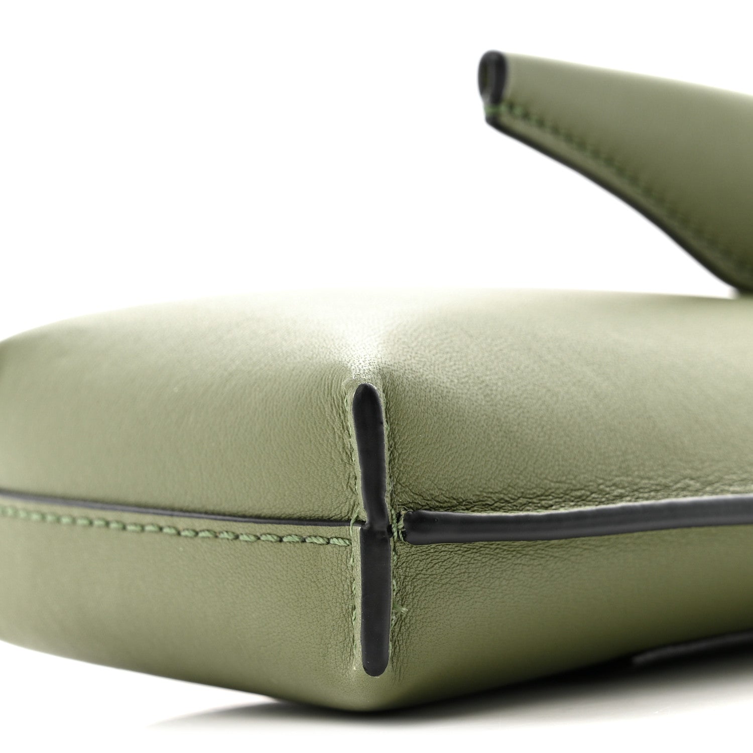 Loewe Calfskin Elephant Pouch Crossbody Bag Avocado 1866907