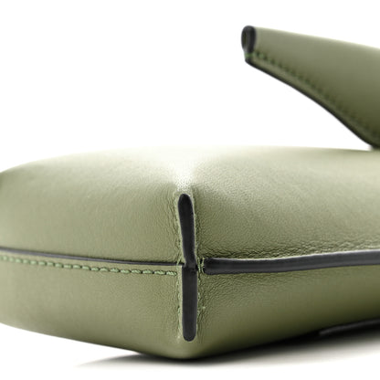 Loewe Calfskin Elephant Pouch Crossbody Bag Avocado 10 of 11