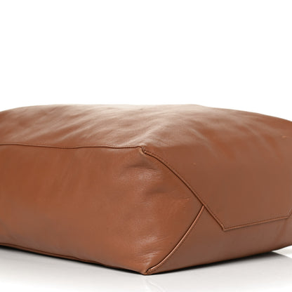 Celine Lambskin Vertical Cabas Tan 10 of 15