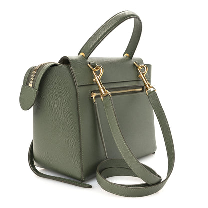 Celine Grained Calfskin Micro Belt Bag Army Green 3 of 12