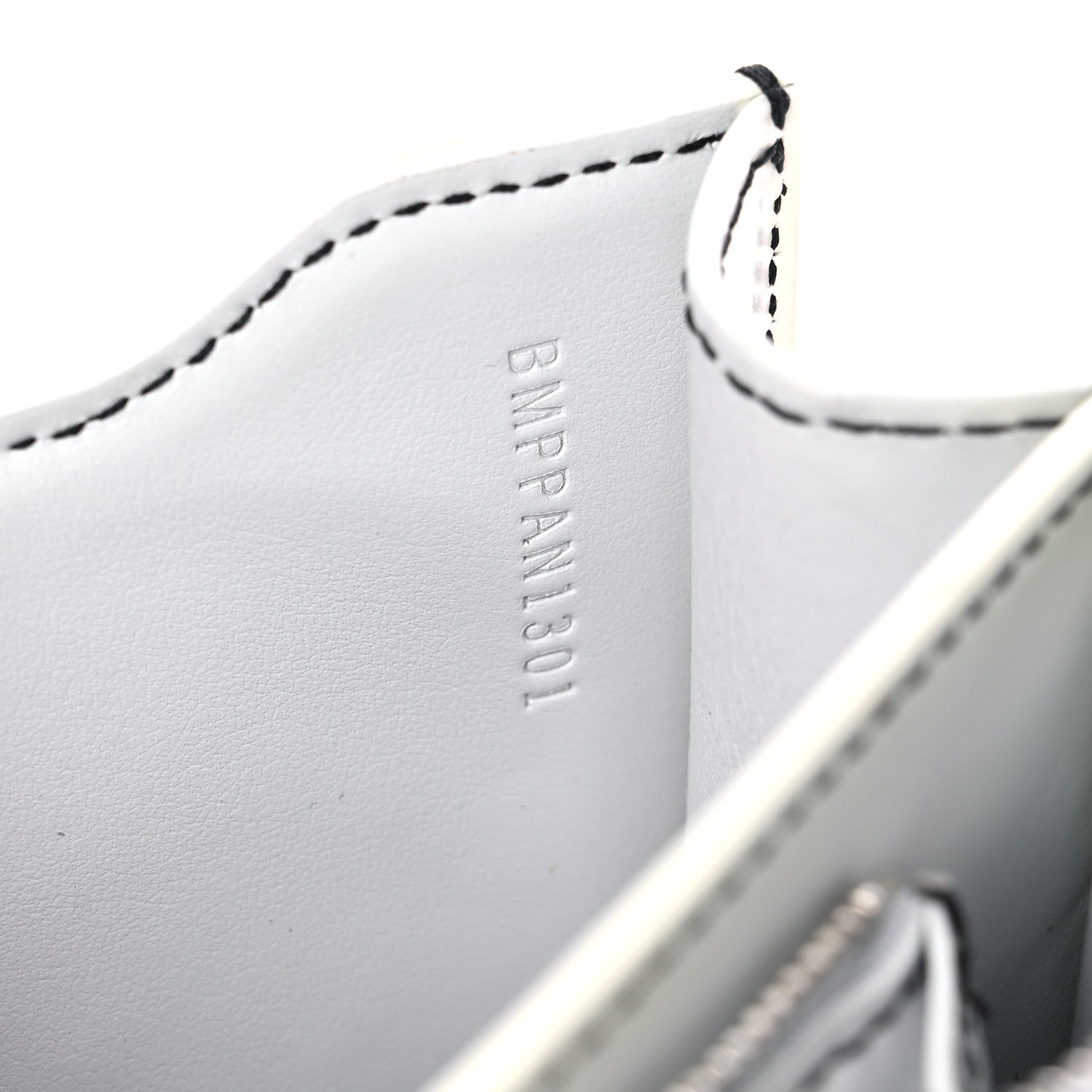 Burberry Calfskin Monogram Embossed Small TB Chain Bag Optic White 7 of 15