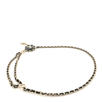Chanel Lambskin Chain CC Fancy Belt Black Gold 2 of 4
