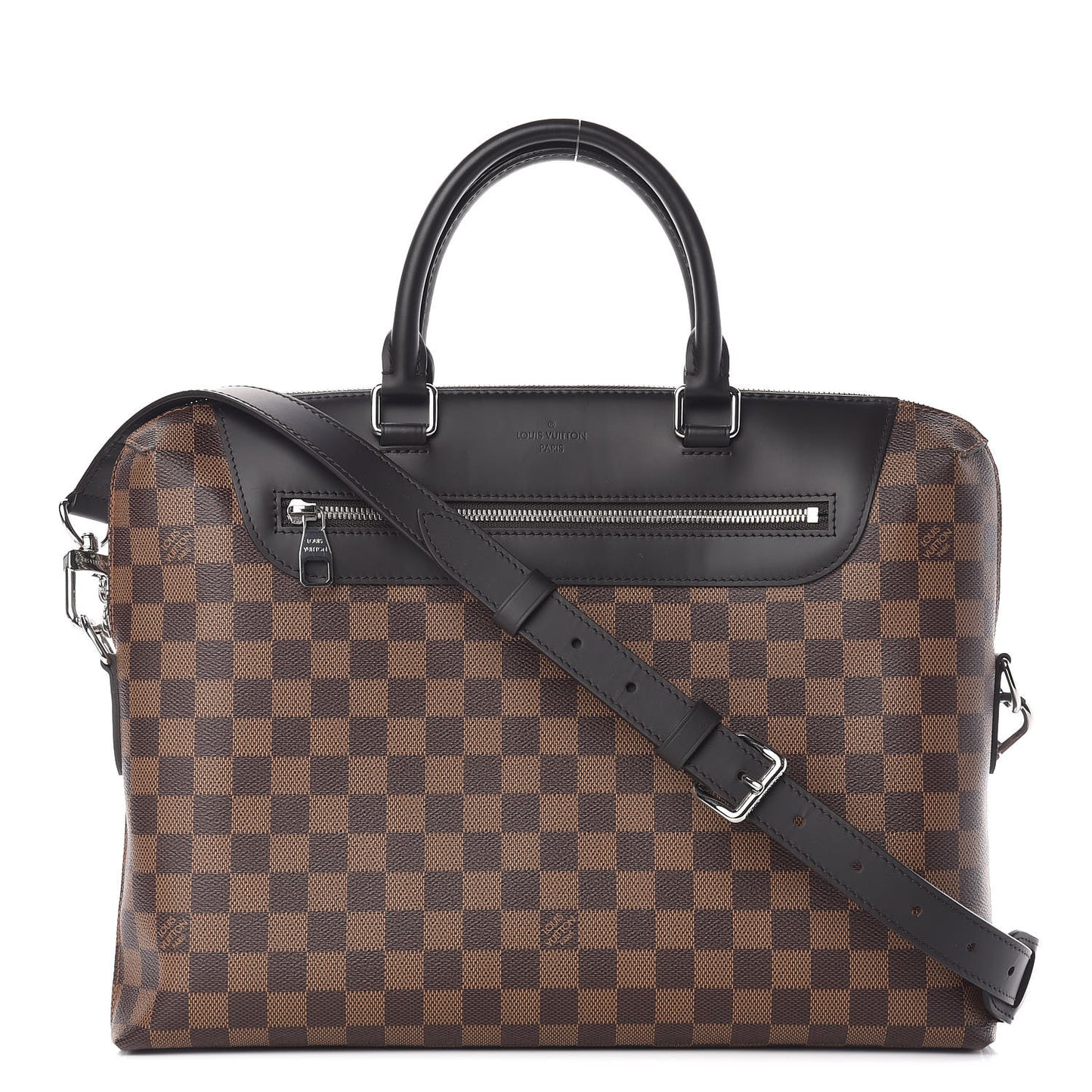 Damier Ebene Porte-Documents Jour NM Black