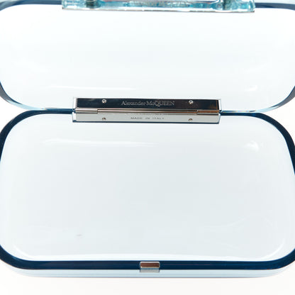 Alexander McQueen Resin Knuckle Clutch Pale Blue 5 of 12