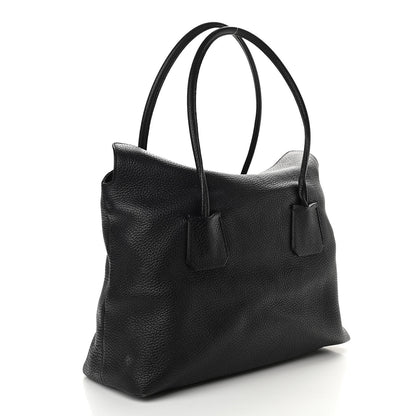 Burberry London Grainy Calfskin Medium Baynard Tote Black 2 of 9