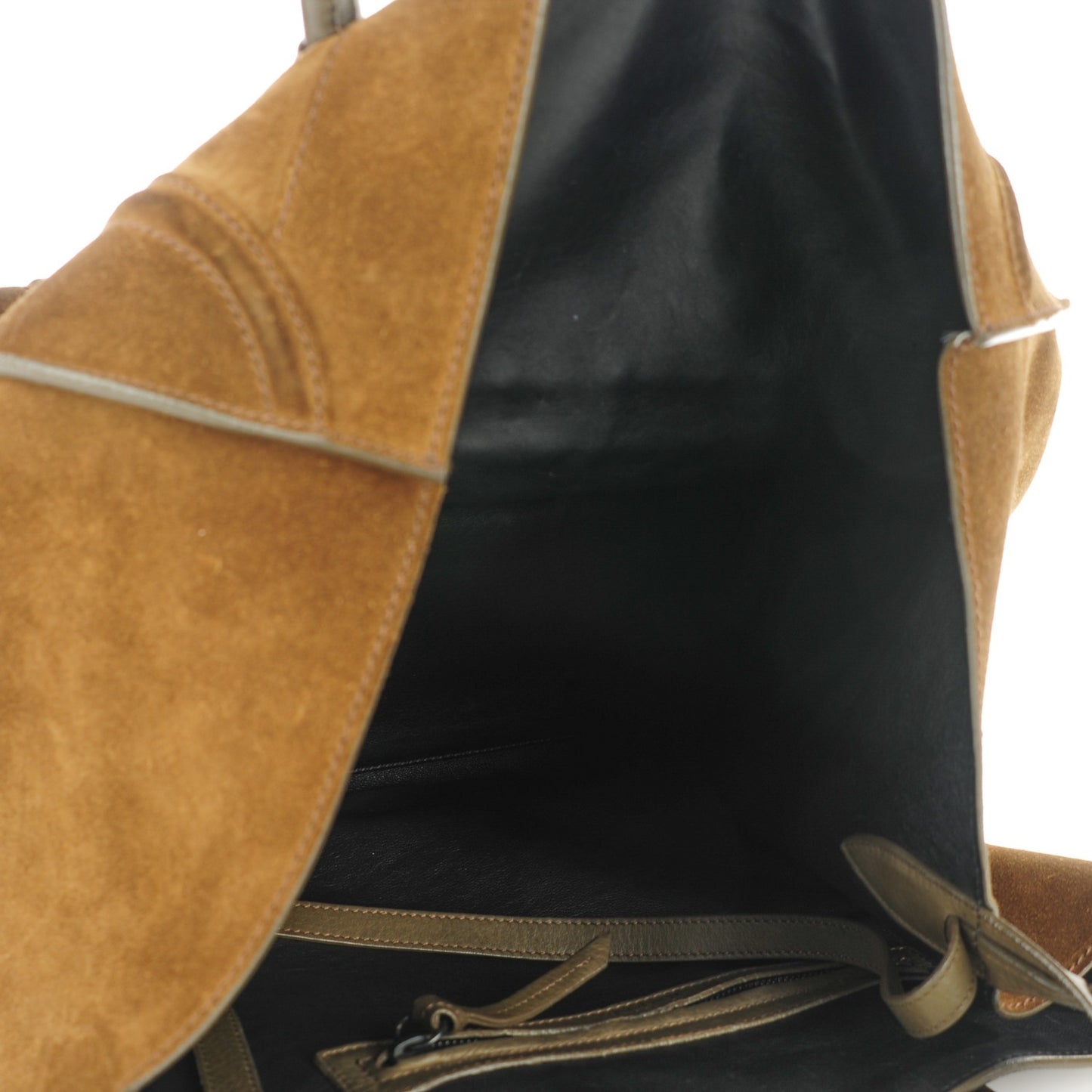 Suede Large Phantom Luggage Olive
