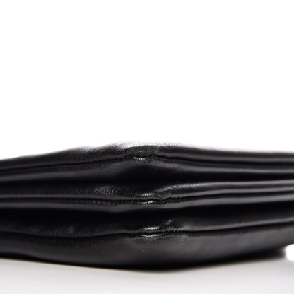 Celine Lambskin Large Trio Crossbody Bag Black 10 of 12