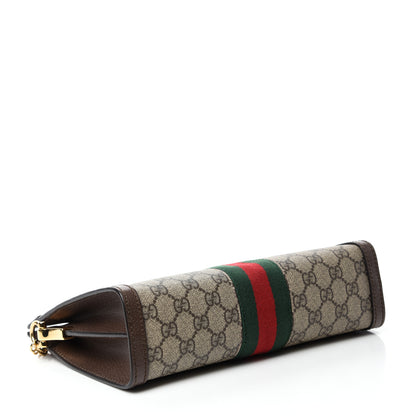 Gucci GG Supreme Monogram Web Small Ophidia Chain Shoulder Bag Brown 4 of 12