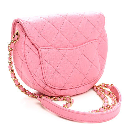 Chanel Caviar Quilted Mini Messenger Flap Light Pink 10 of 10