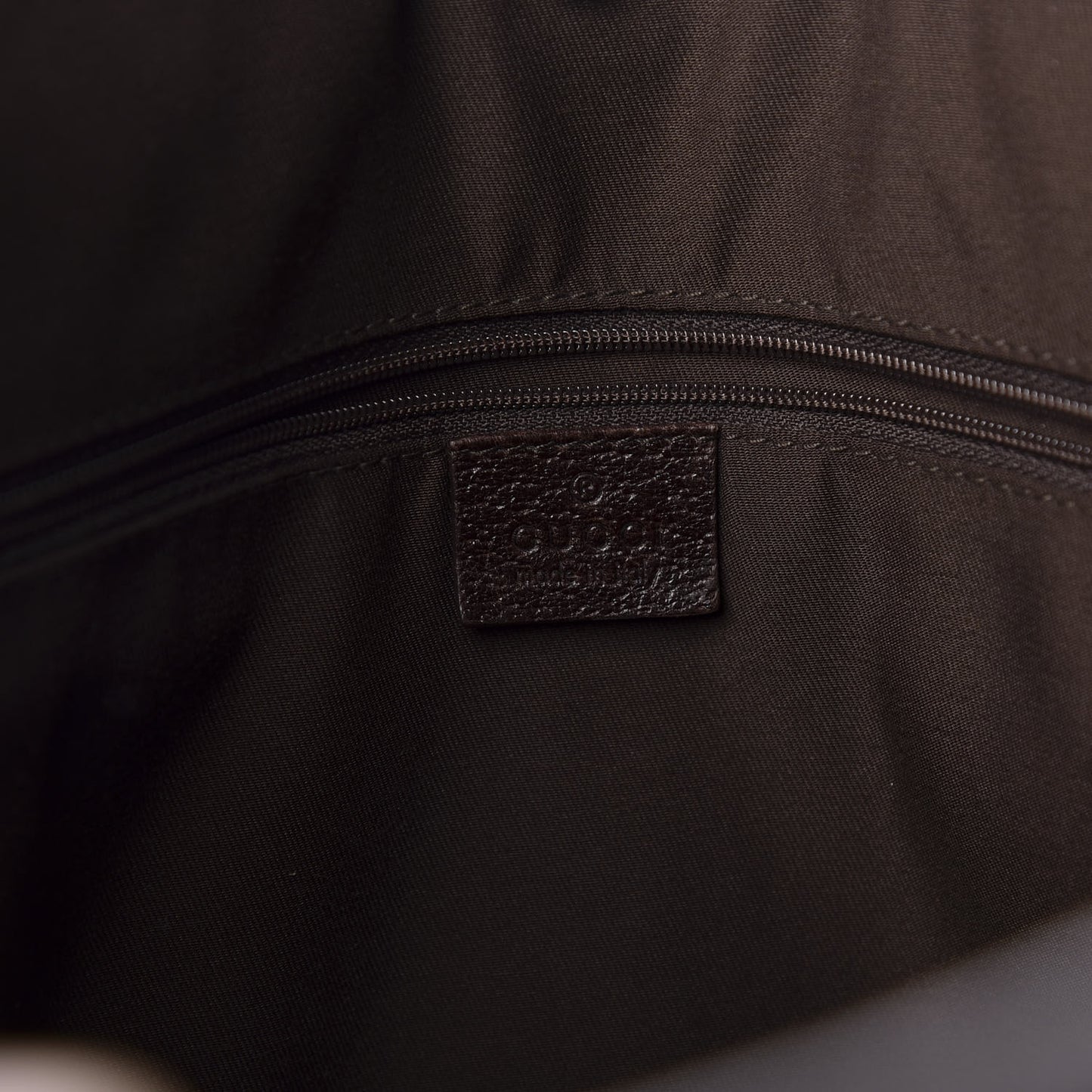 Monogram Web Tote Brown