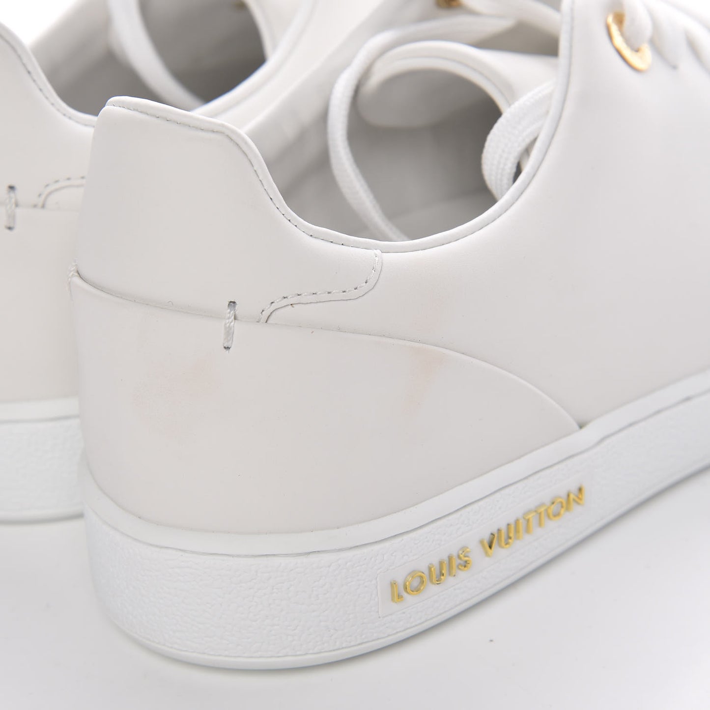 Calfskin Frontrow Sneakers 39 White