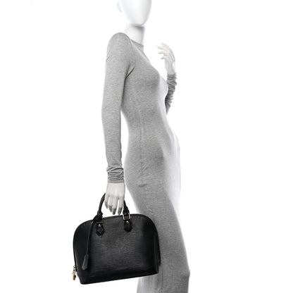 Louis Vuitton Epi Alma PM Black 2 of 13