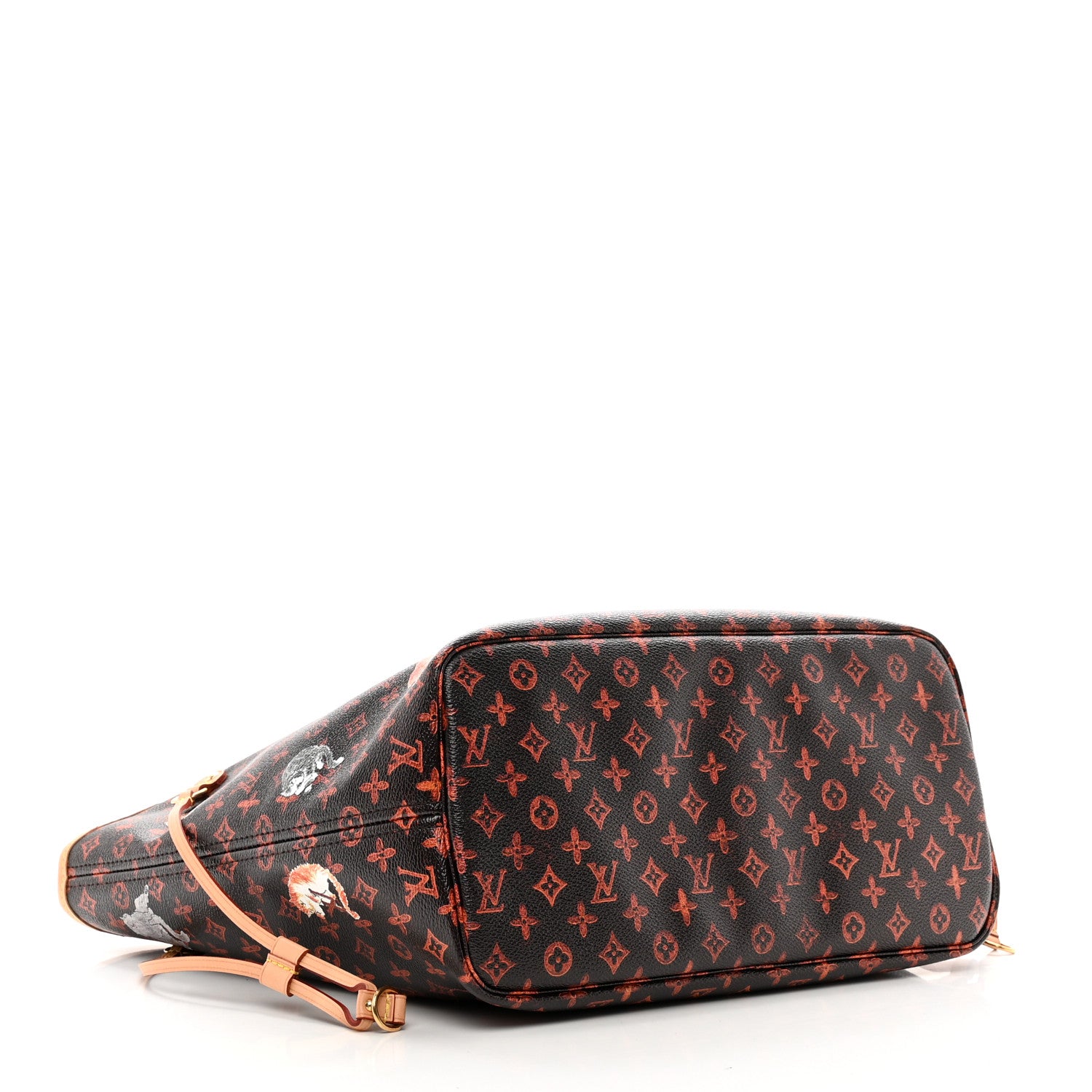 Louis Vuitton Catogram Neverfull MM Marron 4 of 9