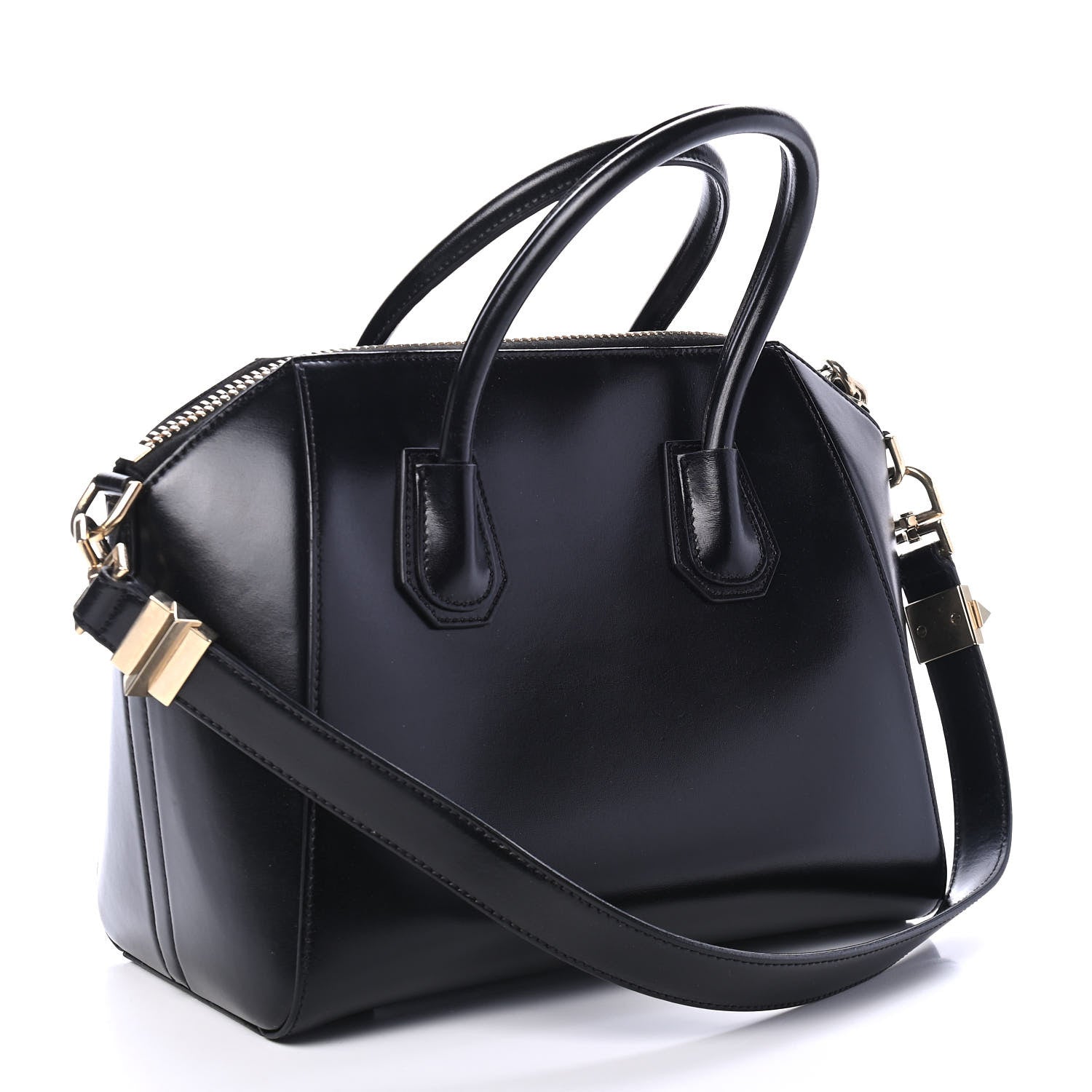 Givenchy Shiny Lord Calfskin Small Antigona Black 3 of 10