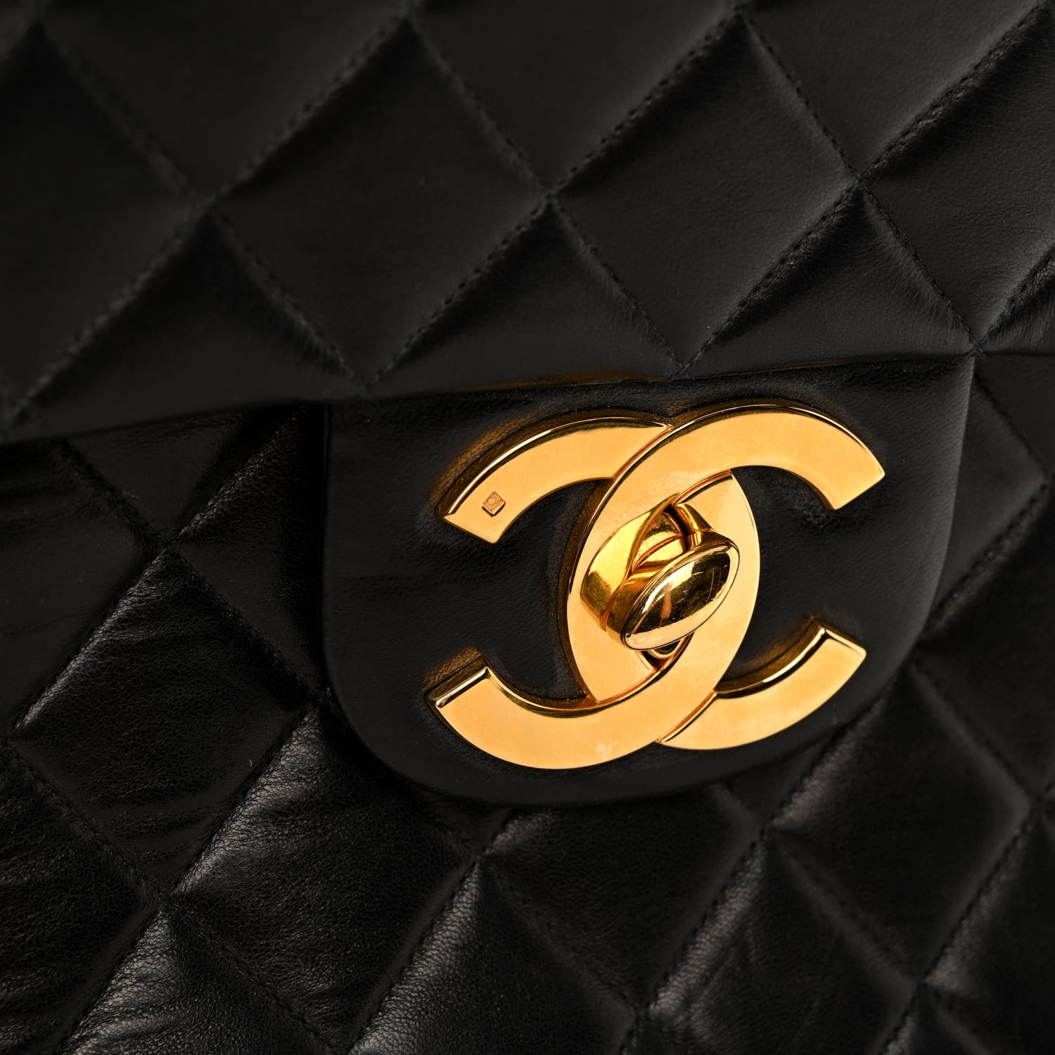 Chanel Lambskin Quilted Backpack Black 12 of 12