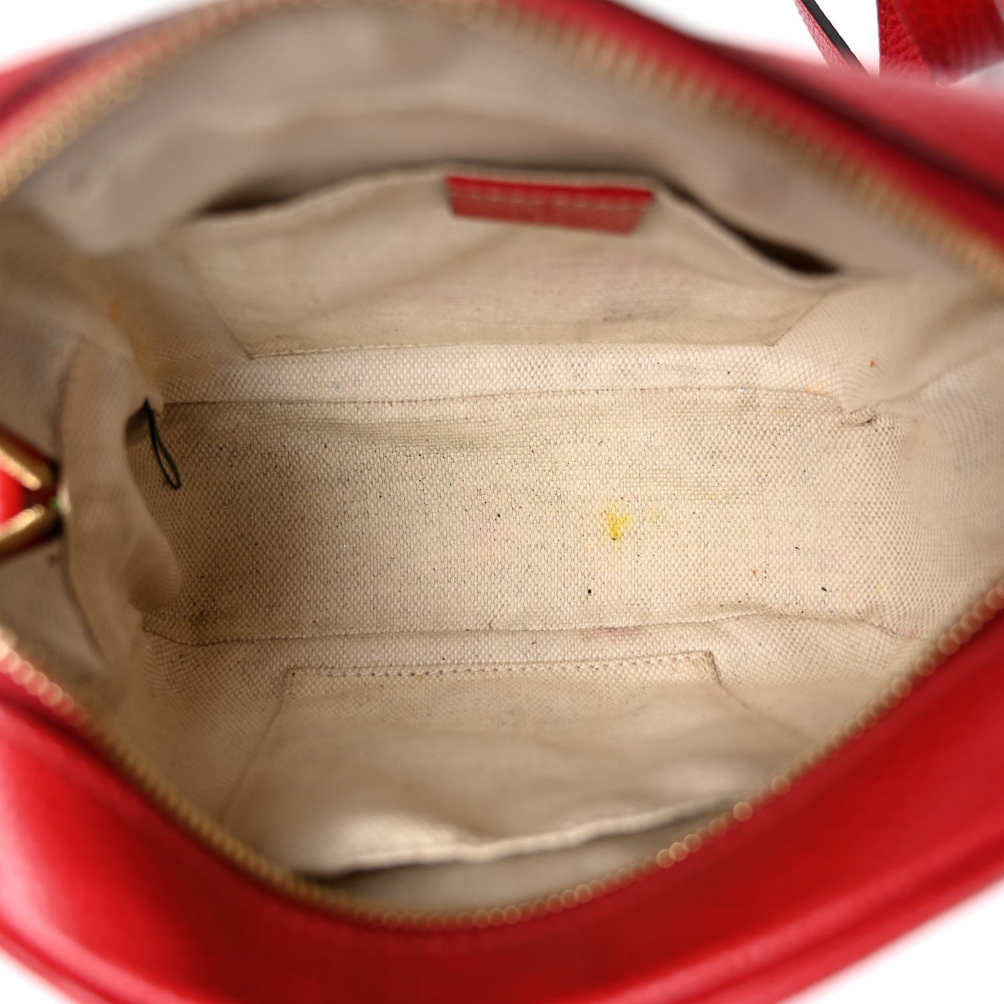 Pebbled Calfskin Small Soho Disco Bag Tabasco Red