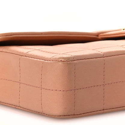 Chanel Lambskin East West Chocolate Bar Flap Light Orange 10 of 14